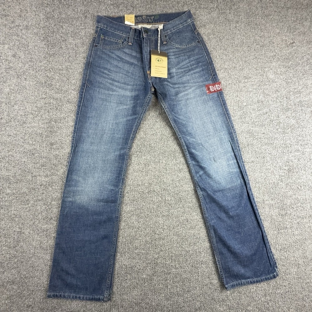 Levis 539 Vintage Straight Jeans Mens 30x32 Blue Relaxed Fit Eco Denim